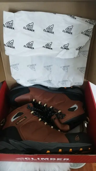 Botas de seguridad Climber marrón impermeables - miniatura 2
