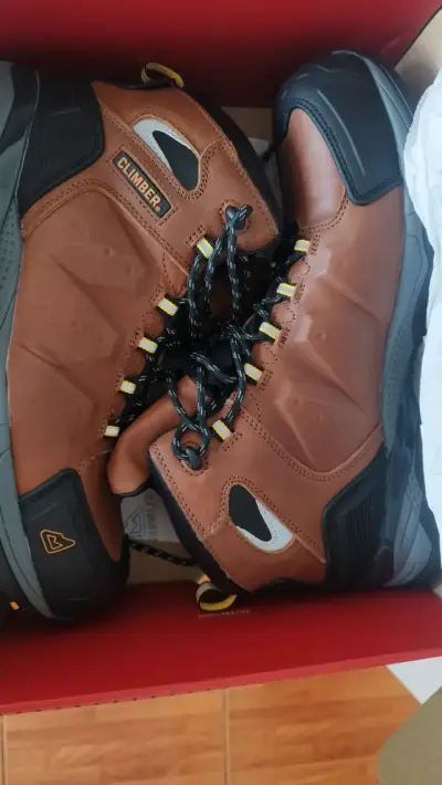 Botas de seguridad Climber marrón impermeables - miniatura 3