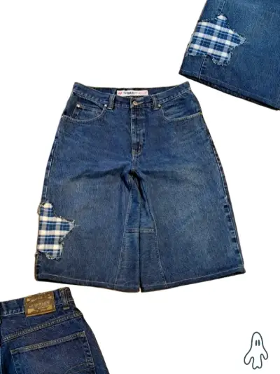 Trak.on_ Archive-09 Jhort denim azul intervenido ★ - miniatura 1
