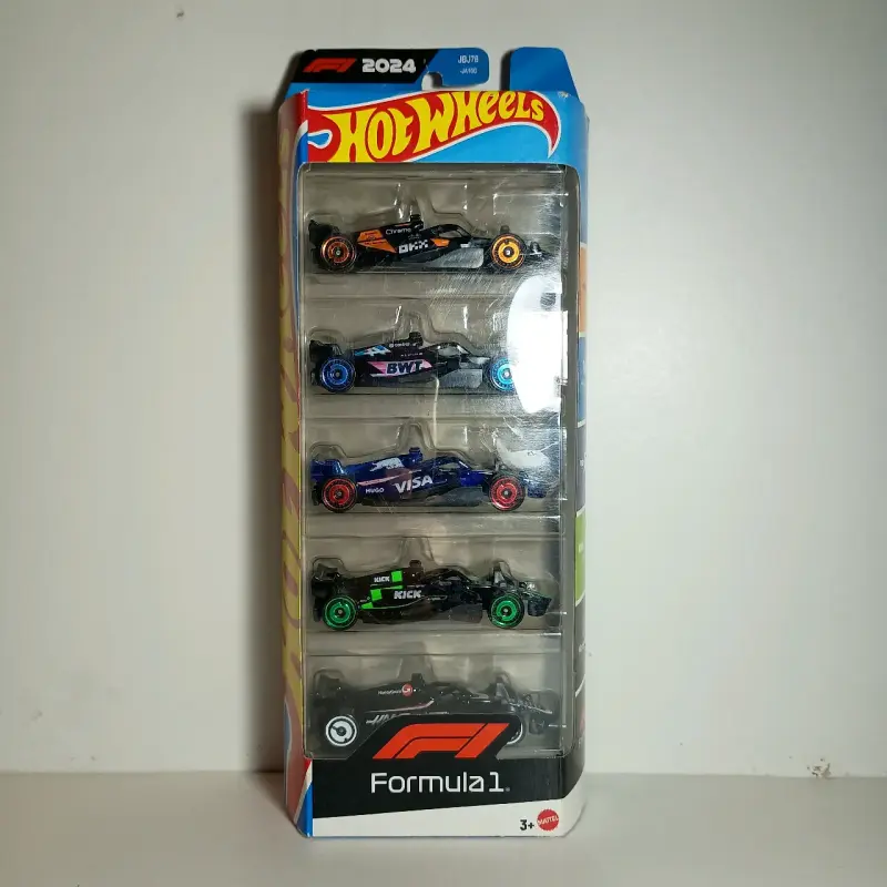 Pack 5 Hot Wheels Fórmula 1 2024