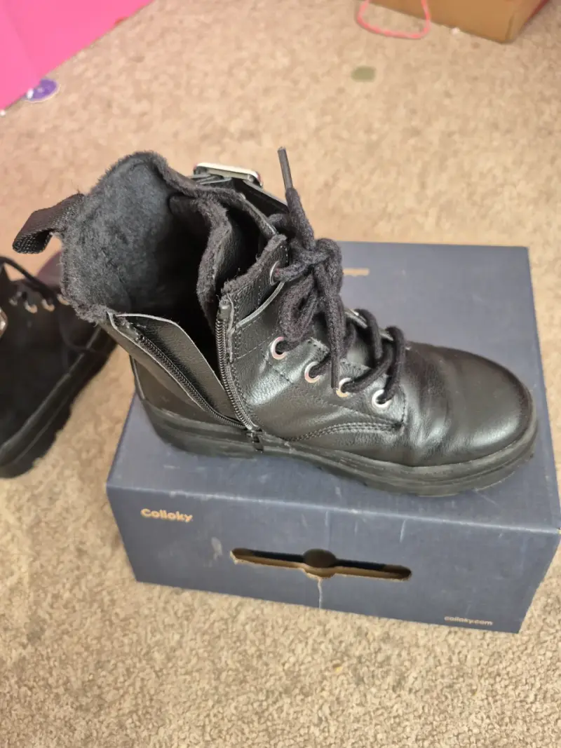 Botas negras para niña talla 33 - 1