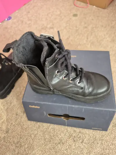 Botas negras para niña talla 33 - miniatura 1