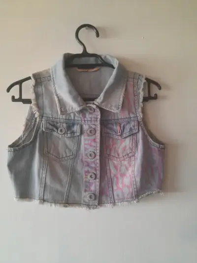 Chaqueta de mezclilla para niñas - miniatura 3