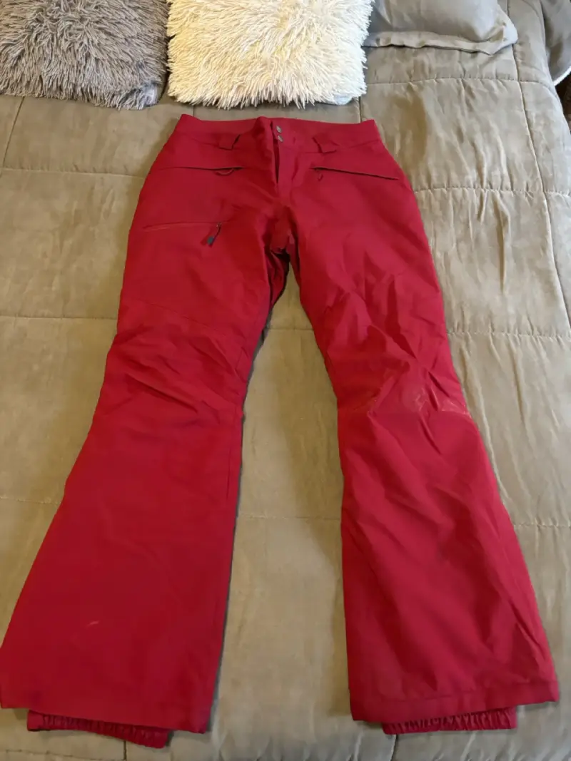 Pantalones de esquí rojos impermeables - 1