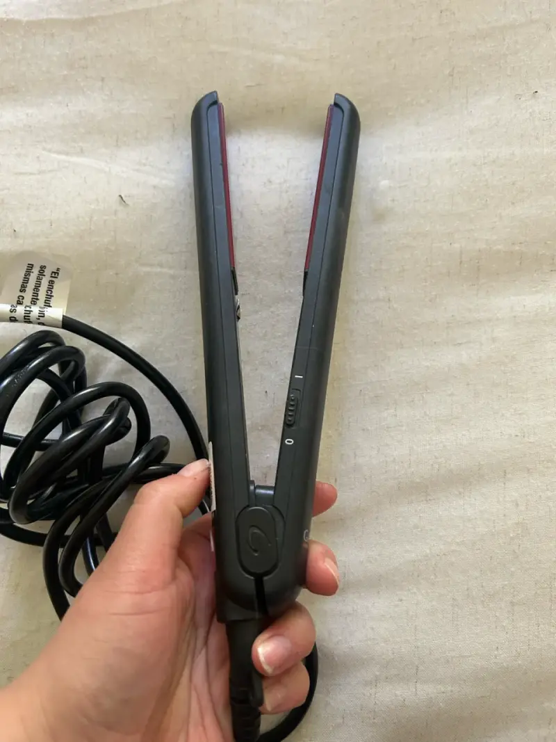 Plancha de pelo cerámica negra - 4