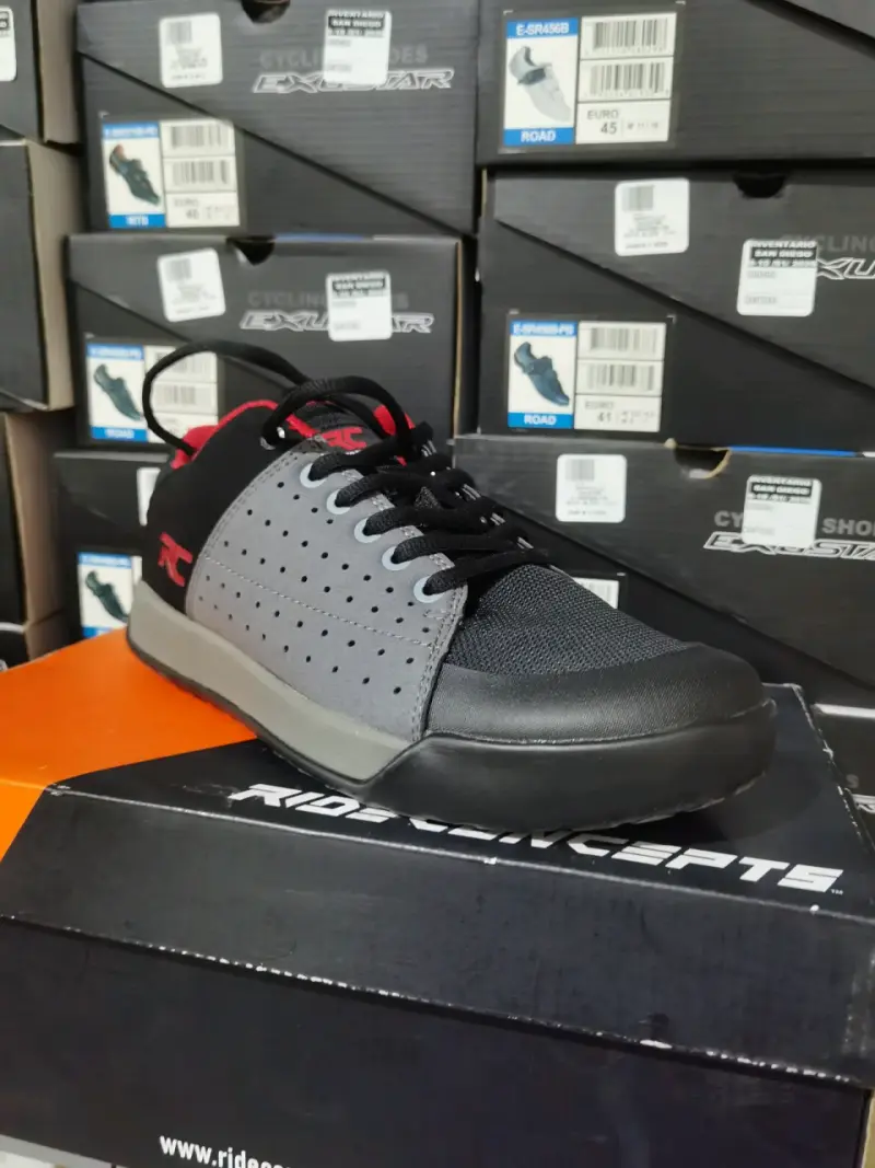 Zapatillas ciclismo Ride Concepts gris y negro - 1