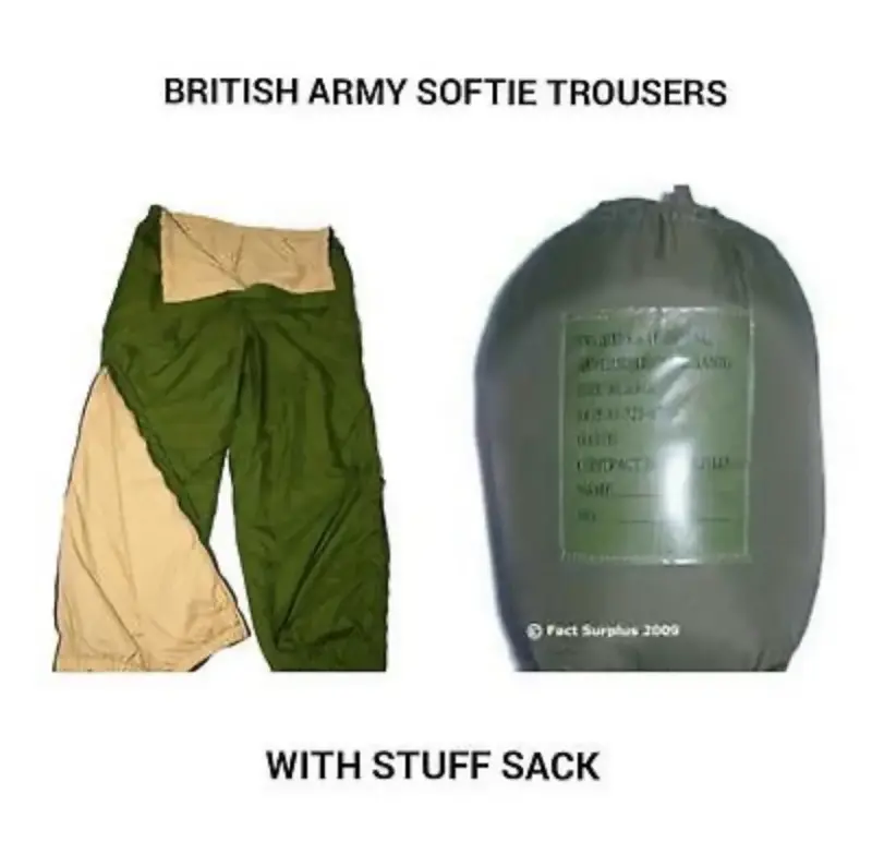 Pantalones térmicos militares británicos con bolsa - 1