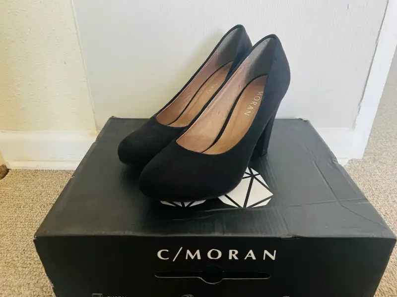 Zapatos de tacón cuero C/Moran elegantes - 1
