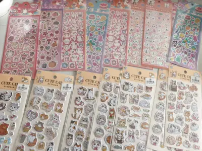 Set de stickers kawaii - miniatura 1