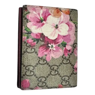Billetera Gucci GG Supreme Blooms Rosa - miniatura 1