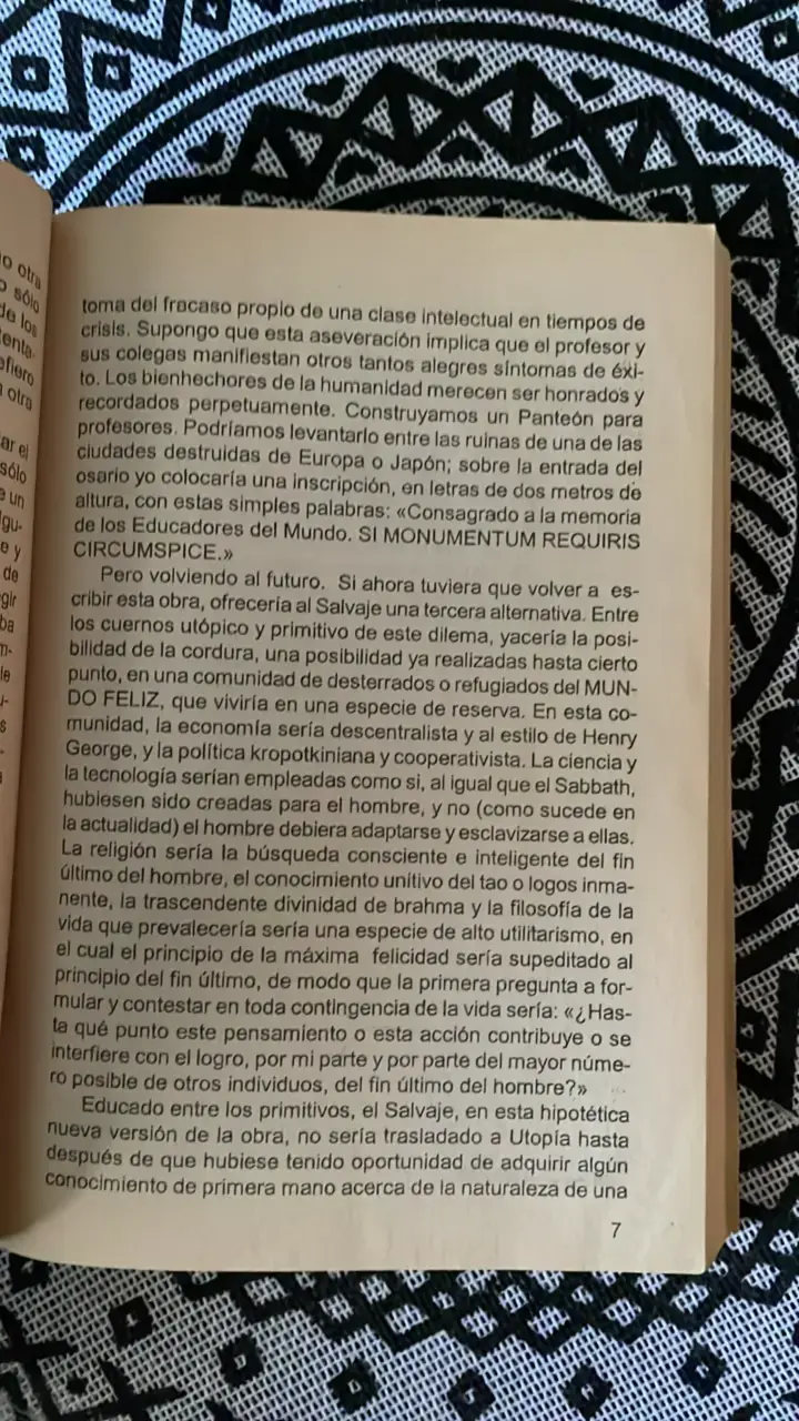 Libro Un Mundo Feliz de Aldous Huxley - 3