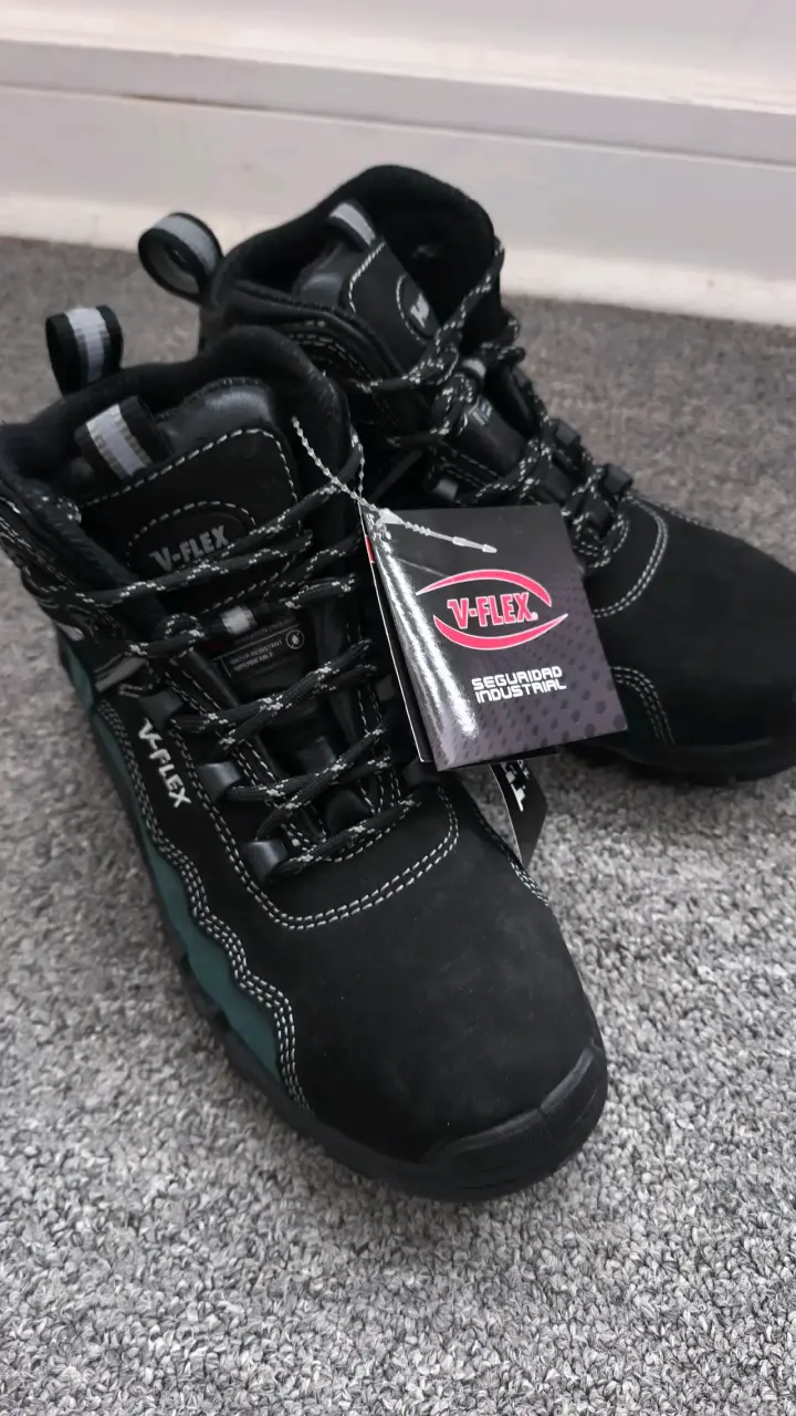 Botas de seguridad V-Flex negras nuevas - 3