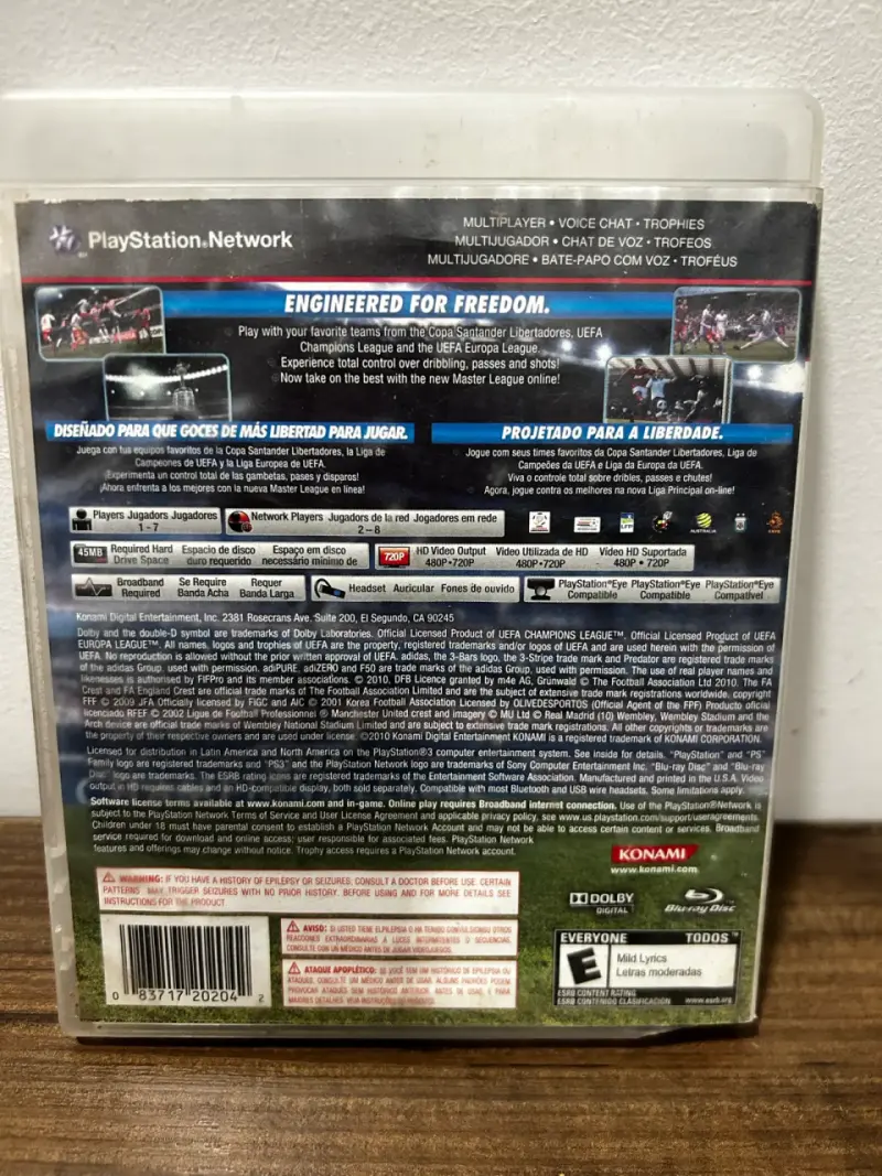 Juego PS3 PES 2011 Pro Evolution Soccer - 3