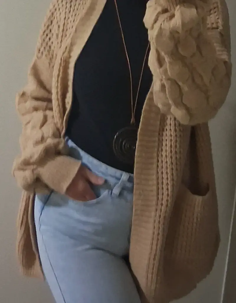 Chaleco oversize mujer. - 3