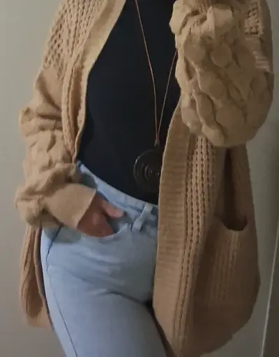 Chaleco oversize mujer. - miniatura 3