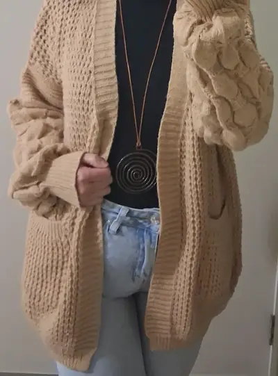 Chaleco oversize mujer. - miniatura 4