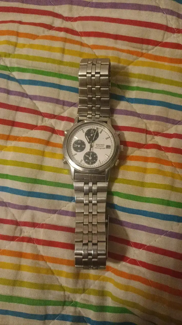Reloj Seiko cronógrafo de acero inoxidable - 1