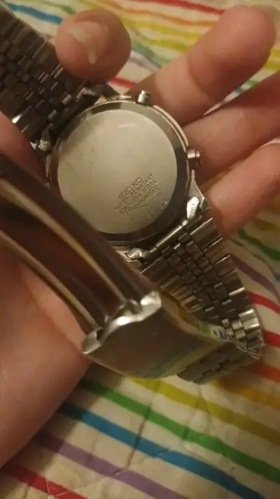 Reloj Seiko cronógrafo de acero inoxidable - miniatura 3