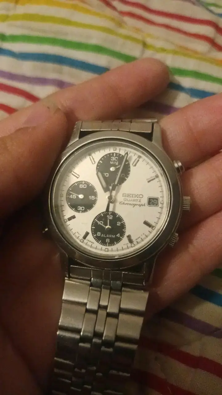 Reloj Seiko cronógrafo de acero inoxidable - 4