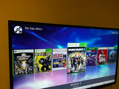 Consola Xbox 360 disco 500Gb 56 juegos 2 controles - miniatura 6