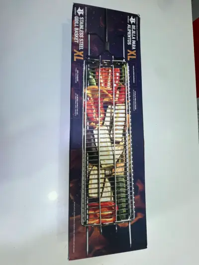Parrilla de acero inoxidable XL para asados - miniatura 1