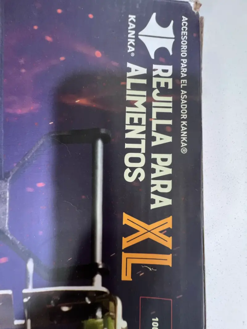 Parrilla de acero inoxidable XL para asados - 2