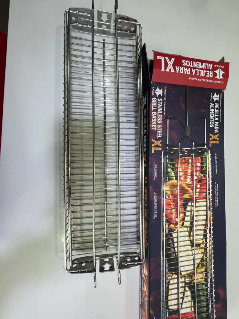 Parrilla de acero inoxidable XL para asados - 4