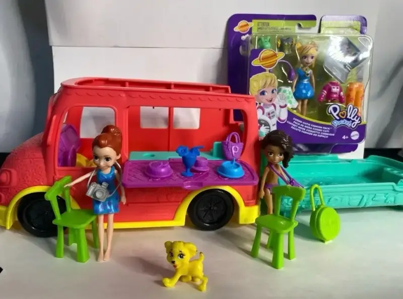 Polly Pocket camión de licuados Mattel - 1