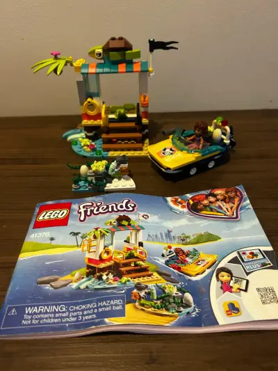 Set LEGO Friends 41376 Isla de Rescate Turtles - miniatura 1