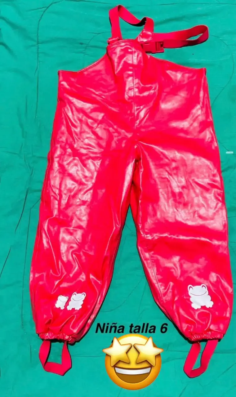 Pantalón impermeable azul para niñ@ 6 y 8 - 2