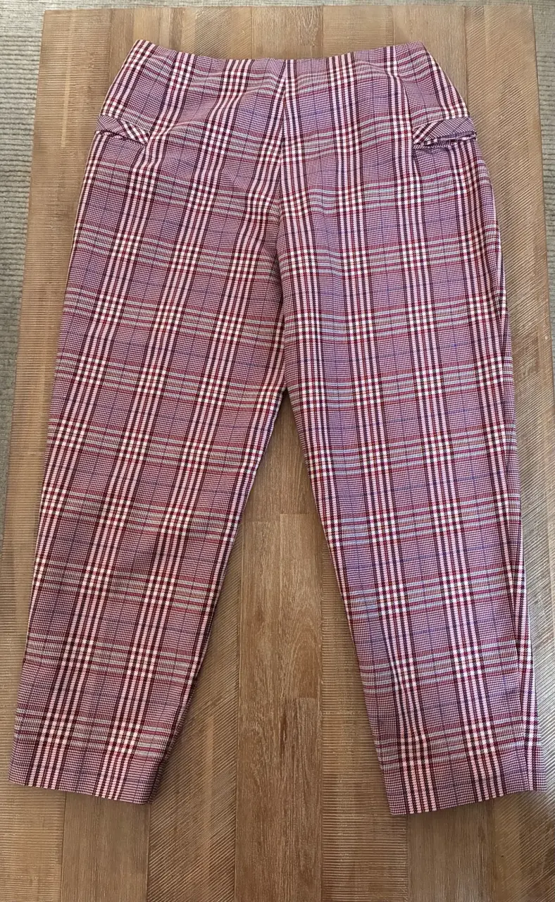 Pantalones a cuadros rojos para mujer Bimba y Lola - 1