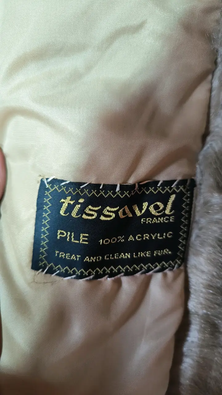 Abrigo Vintage Tissavel France – Fabricación Franc - 2