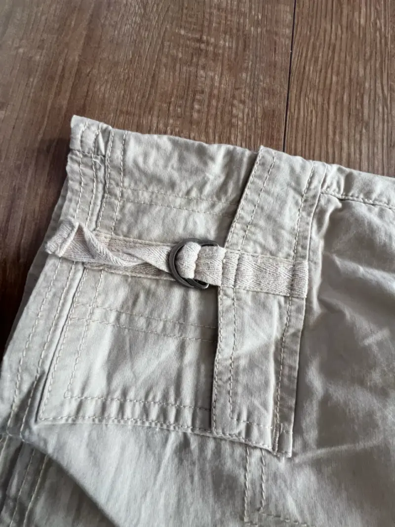 Falda beige casuales para mujer talla M - 2
