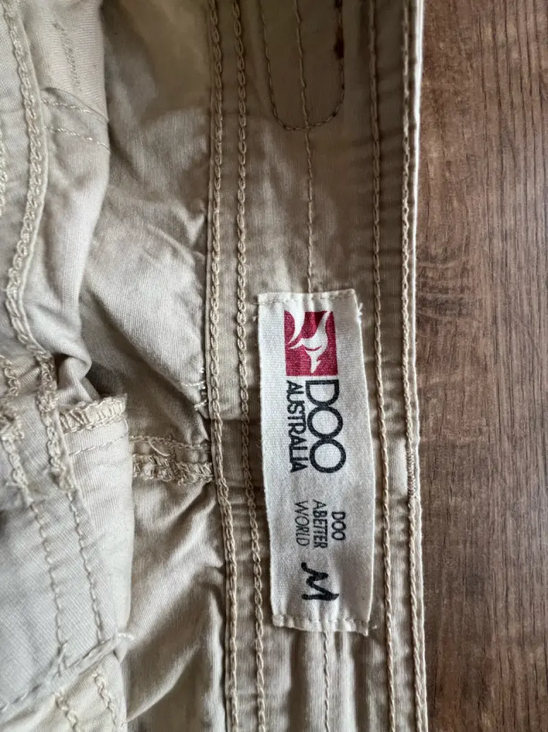 Falda beige casuales para mujer talla M - 4