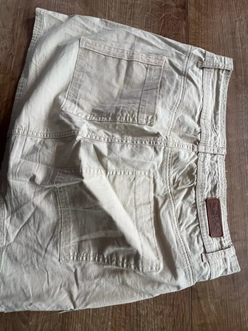 Falda beige casuales para mujer talla M - 5