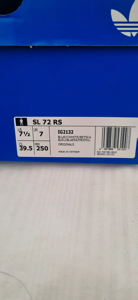 Zapatillas Adidas SL 72 RS azul retro - 3