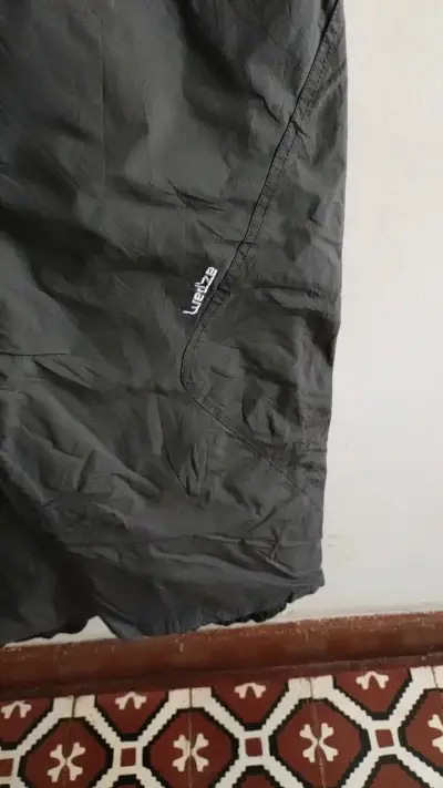 Pantalones de nieve Wedze negros para hombre - miniatura 2