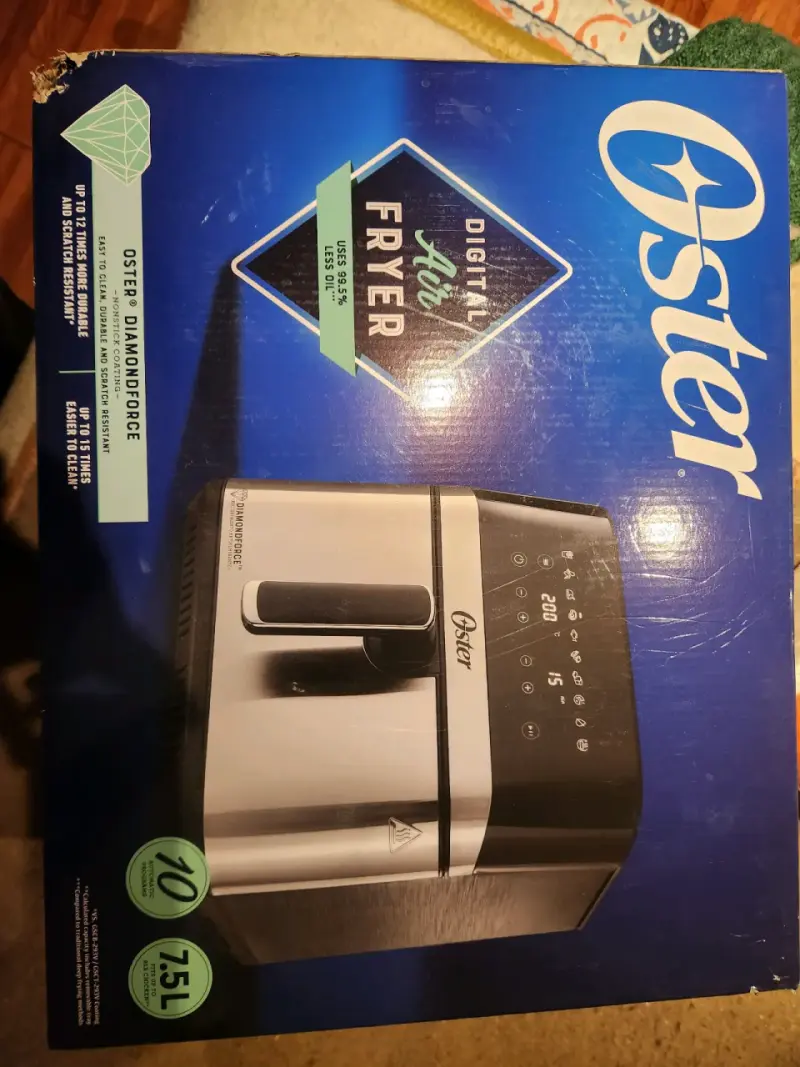 Freidora de aire digital Oster 7.5L - 1