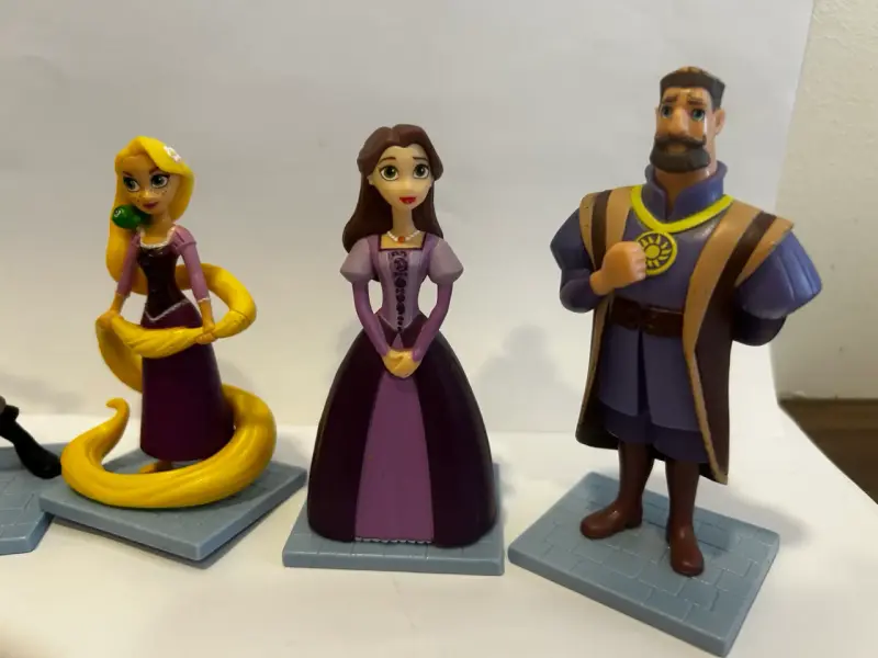 Set Figuras Rapunzel Disney 4 figuras Enredados - 2