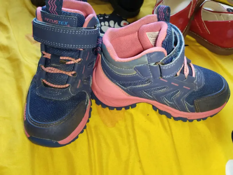 Zapatillas deportivas para niñas azul y rosado - 2