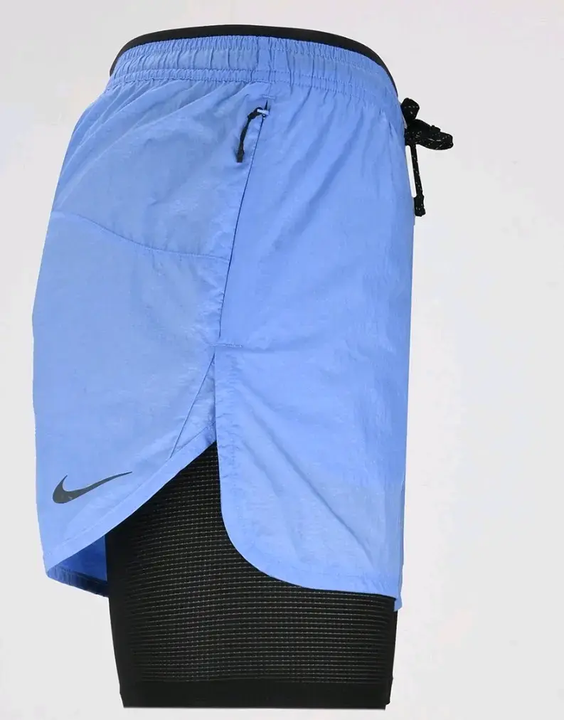 Short deportivo Nike azul con mallas - 1