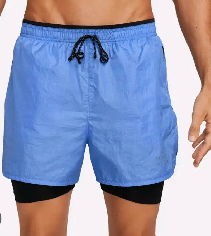 Short deportivo Nike azul con mallas - 2