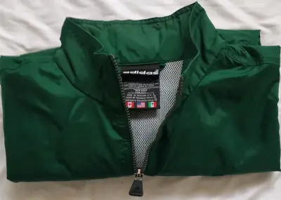 Chaqueta deportiva verde Adidas talla L - miniatura 1