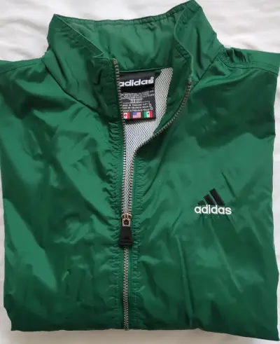 Chaqueta deportiva verde Adidas talla L - miniatura 2