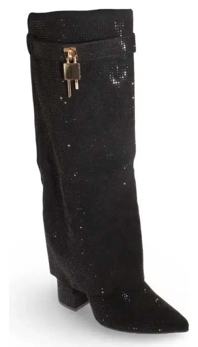 Bota Cristal Negra Vía Franca Mujer - miniatura 1
