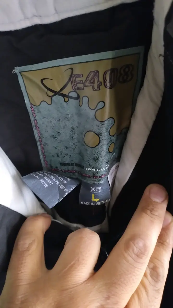 Pantalones de esquí negros a E408 TALLA L - 4