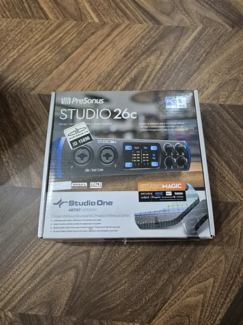 Interfaz de audio PreSonus Studio 26c USB-C - 3
