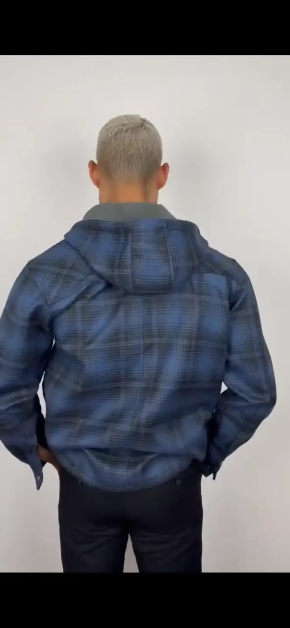 Camisa de franela con capucha Dickies Talla M - 3
