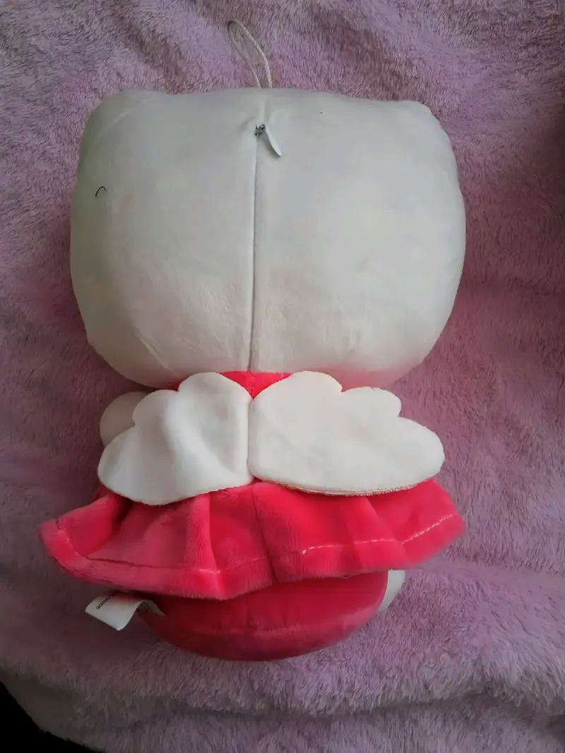 Peluche Hello Kitty con corazón rosa - 2
