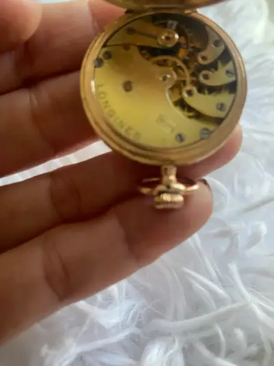 Reloj de bolsillo Longines antiguo - miniatura 1